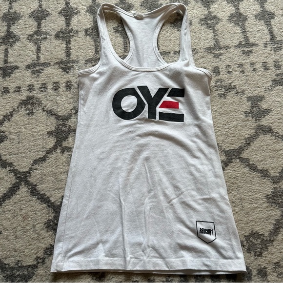 OYE/ Redcon1 White Racerback Tank Top Size Small - Picture 3 of 8